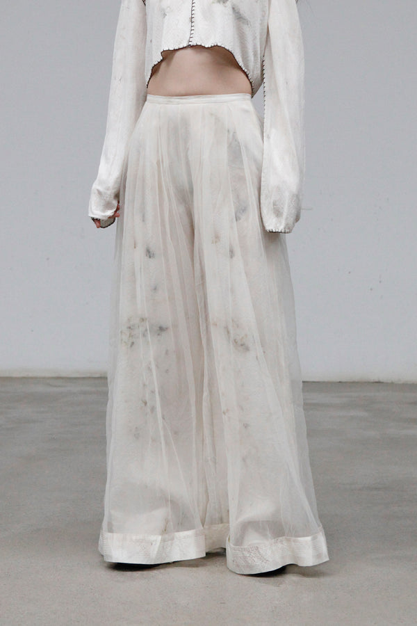 Mutedance 23 Spring/Summer Double Layer Pants Handmade Flower Dye MD-MD23SS47-HUARAN Flower Dye